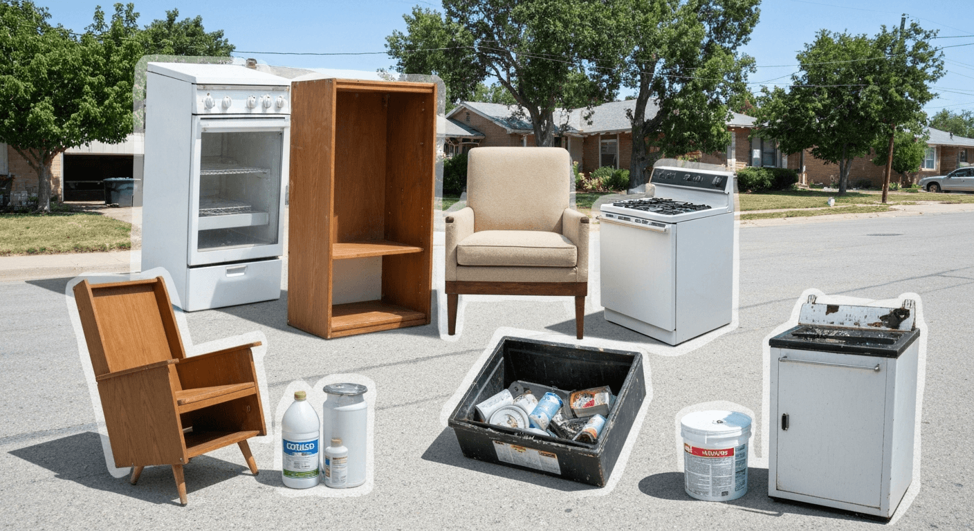 What Junk Removal Companies Won't Take | San Angelo TX